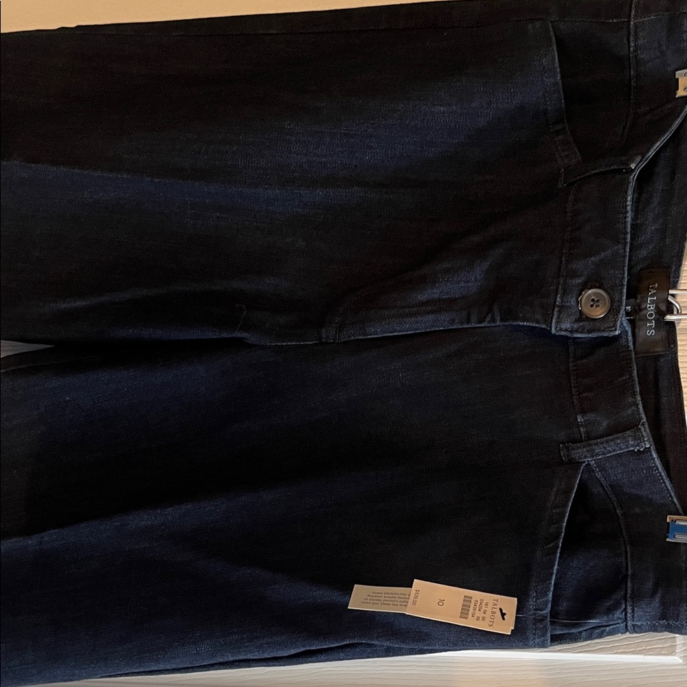 Talbots Dark Indigo Straight Leg Jeans